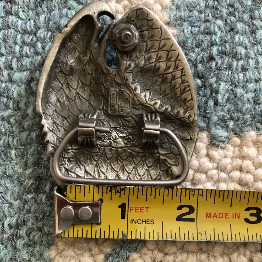 Vintage EJC 95 Eagle Buckle with Leather belt 30